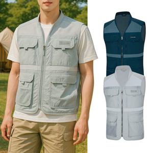 콜핑 남성 봄 경량 수납력 좋은 메쉬 낚시 등산 조끼 KSC717VV0M