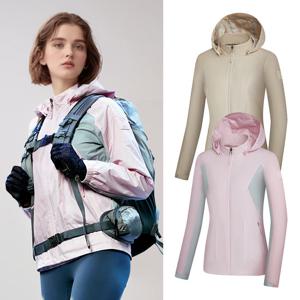 콜핑 여성 봄 방수 방풍 경량 탈부착후드 등산 바람막이 자켓 KSC628TJ5W