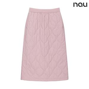 나우  (1NUSKW4501_GP) W코지경량패딩스커트R GREYISH PINK