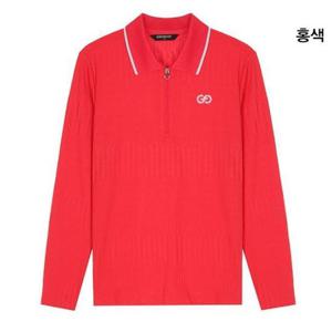 그린조이 HC12 여성 하프 집업 PK 티셔츠 GP25KP21W(레드)