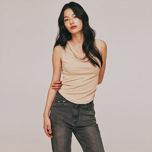 COWL & OFF SHOULDER TWO WAY TOP_T513TP100(MB)