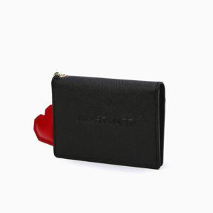 [질스튜어트] 블랙 양각로고 소가죽 카드지갑 JAWA5E331BK