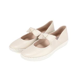 [바바라(슈즈)]바바라 여성플랫 양가죽 데일리 리본 포인트_BBI148BE