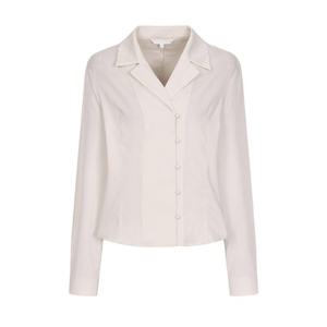 [올리브데올리브]반더블 오픈카라 셔츠 블라우스 (OW5SB253)