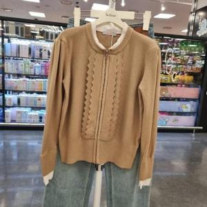 라티움 HC34 봄.가을 앞두줄프릴느낌지퍼형가디건 T2513Cd07