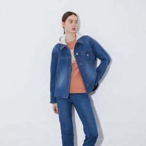 올리비아로렌 MG01 탈착후드스판데님자켓 VVBMJ4S2381