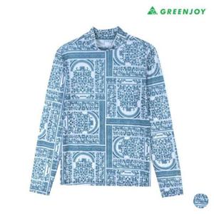 그린조이 세이브존07 여성 프린트 냉감반폴라 티셔츠 GP25KL55W