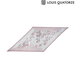 [루이까또즈(스카프)](2ESD955PI) 카리엔느 마름모 린넨실크 스카프 핑크