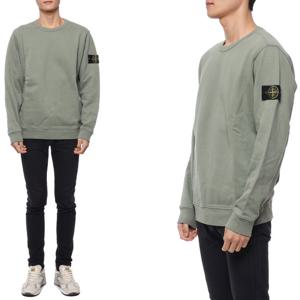 [스톤아일랜드] 23FW 남성 와펜 패치 맨투맨 (791562420 V0055 23F)