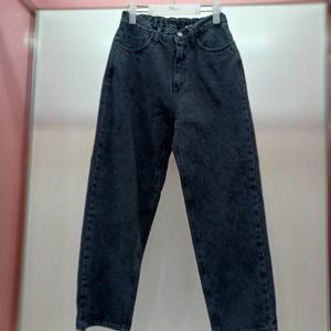 Latium HC06 데님 국내생산 허리반밴딩 하이웨스트 배기 청바지 팬츠 T2521pt01B1