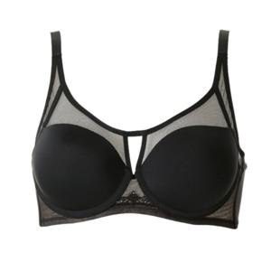 [비너스](AB컵)블랙 오르화 커버업 소프트 노와이어 브라 OBR3850AB