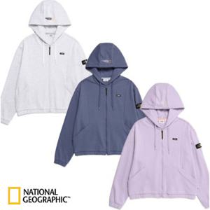 [내셔널지오그래픽] (N223WFT050) 여성 크롭 슬라운지 후드 집업