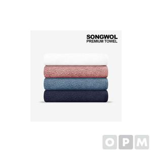 송월타올 코마40수무지40(180g) 타월 백색 소모품