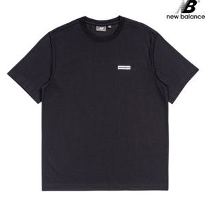 뉴발란스 NBNEDB1023-BK 와펜 로고 반팔티 남녀공용 티셔츠