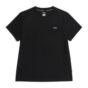 내셔널지오그래픽 N252WTS960 여성 스몰로고 반팔 티셔츠 BLACK