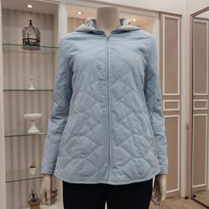 [프렐린]니트후드 경량솜 누빔 점퍼 RJJ251S21_HDD