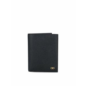 [SALVATORE FERRAGAMO] 남성 지갑 purses 컴팩트 775656001 블랙 /8