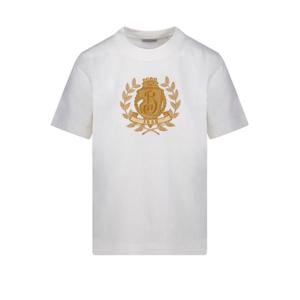 버버리 반팔 티셔츠 8108171 B8764 CHALK