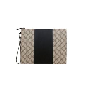 남성 구찌 GG 슈프림 에덴 파우치 베이지 에보니 779863-KGDHN-9769