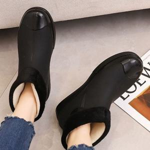 여성 레인 부츠 장화 여자 레인 슈즈 기모 신발 2색