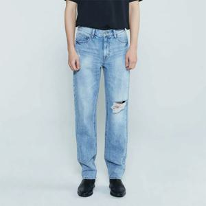 [버커루]남성 스트레이트핏 연청 데님 팬츠 B235DP121P