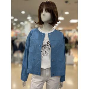 [아날도바시니]노카라 버튼 자켓형 점퍼 AY04JP30S