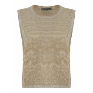 [DEXTERIOR] 라프리마 여성 탑 탱크 Degrade 인 비스코스 앤 루렉스 601834AVOR 화이트 /8