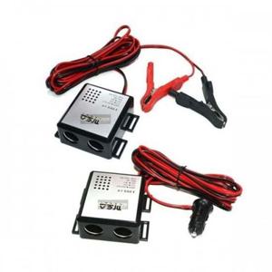 차박캠핑용 대용량 멀티 2구소켓 10A 집게타입