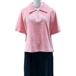 [비지트인뉴욕]하프집업 카라 티셔츠VB4ST30