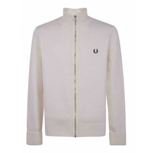 [FRED PERRY] 라프리마 남성 가디건 청키 리브 지퍼 Through K8569560 Nude Neutrals /8