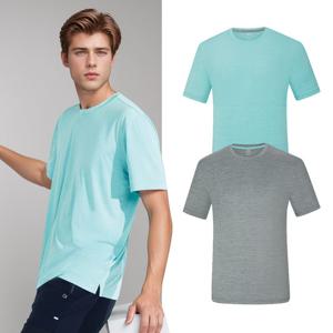 콜핑 남성 냉감 멜란지 아이스본 등산 반팔 라운드 티셔츠 KSC058VT7M