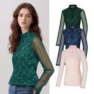 콜핑 여성 아이스본 등산 긴팔 하이넥 냉감 티셔츠 KSC436VT5W