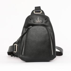 [당일발송]비비안웨스트우드 ORB로고 그레인 공용 슬링백 58010004U S000D N403