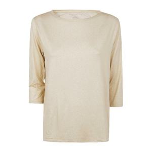 마제스틱필라쳐 라운드 넥 쓰리 쿼터 슬리브 탑 E25M014 FTS571