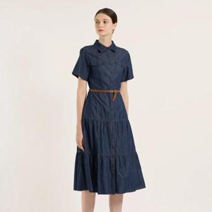 [비씨비지]데님 롱원피스 (B5B3O603)