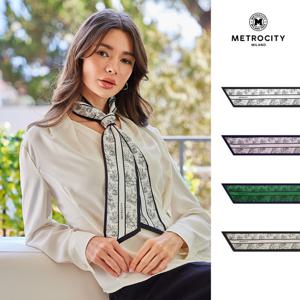 [메트로시티(스카프)]빌리지 실크 스카프 MSFS-3023