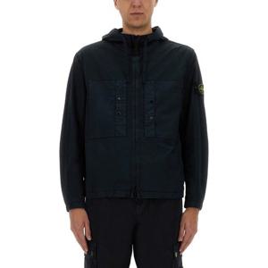 스톤아일랜드 코튼 블렌드 트렌치 재킷 4100091 S0010V0020