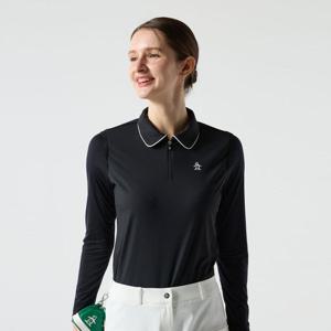 여성 냉감 하이브리드 긴팔티셔츠 블랙(MQ222LTL51)