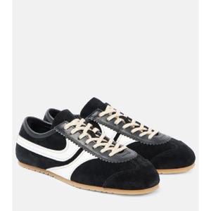 드리스반노튼 레더 스웨이드 스니커즈 P01014715