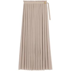 AMI Paris 플리츠 스커트 E25FSK353PL0027