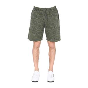 겐조 애니멀 프린트 엘라스틱 웨이스트 버뮤다 쇼츠 FB65PA728