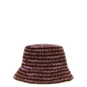 JACQUEMUS 39르 밥 보르다도Le Bob Bordado39 버킷햇 23E235AC451BROWN