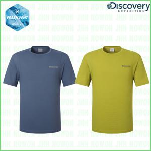 디스커버리 25년 여름 남성 프레시벤트 남성 어깨 절개 기능성 반팔티셔츠 DMRS6G053-DXNW
