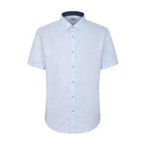 [레노마(셔츠)][롯데 청량리점]아이스풀 사선도비 솔리드 반소매 슬림핏셔츠 RPUSL1321BU