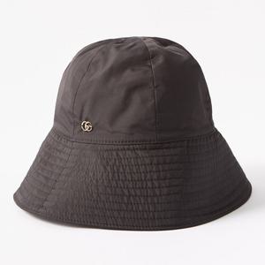25 FW GUCCI 구찌 GG 골드톤 로고 플라크 탑스티치드 브림 버킷햇 729470 3HAPI 1000