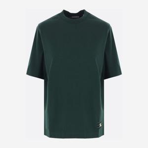 버버리 다크 그린 코튼 저지 티셔츠 8079884 B8636