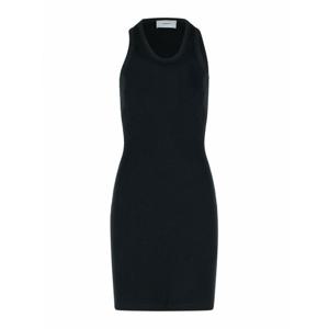 [TOMFORD] 여성 니 Length 클립 블랙 코튼 원피스 COPR192F5033BLK /8