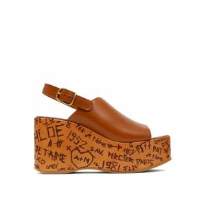 [CHLOE] 라프리마 여성 샌들 웨지 C25U10GLU27T Brown /8