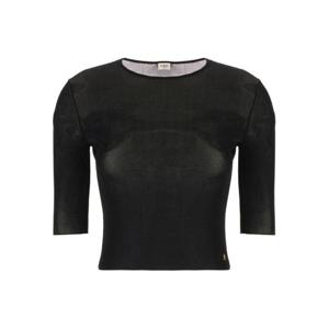 생로랑 반팔 티셔츠 819910 Y75WA1000 BLACK