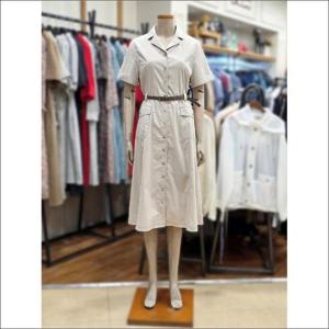 BCBG 세이브존02 카라 린넨 벨티드 원피스 B5B4O628